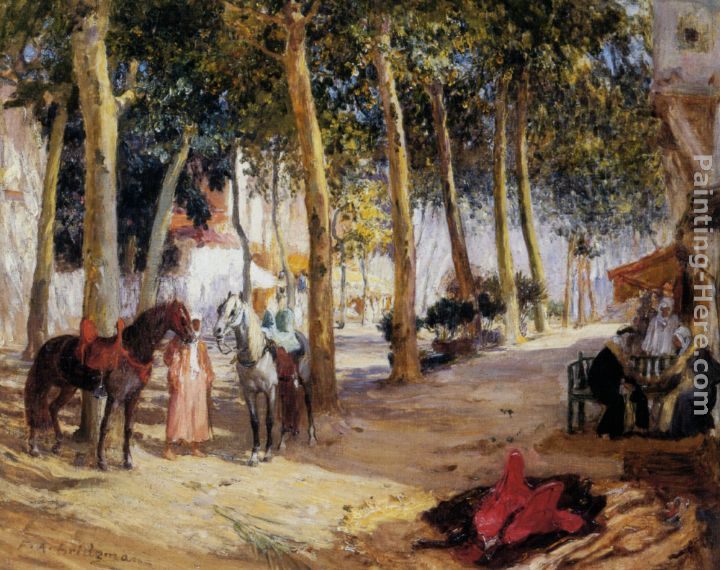 Frederick Arthur Bridgman A Shady Street